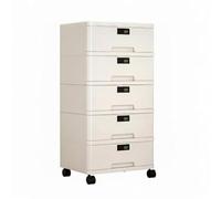 Etyldya Armoire de Rangement Caisson de Bureau Tiroir Verrouillable Organiseur de Documents Chaque Tiroir avec Code Séparé Format A4 et Fournitures Boîtier, 5 Tiroirs Modèle Haut