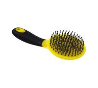 Etyldya Brosse pr Crinière Queue Antidérapant Brosse à Poils Tête en Forme Palte Démêlant pr Écurie