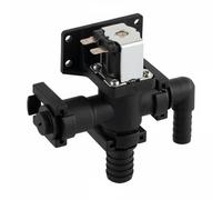 Etyldya Électrovanne Entrée Toilette Unité de Contrôle Valves Solénoïdes Dispositif d'Arrivée Module de Chasse Boîtier Plastique avec Actionneur Métal Embouts, 24V