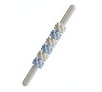 Etyldya Enfant Massage Roller Rouleau Sensoriel Balle Picots Accessoire de Relaxation en Silicone Aide à l'Intégration Sensorielle et à la Libération des, Blanc, Bleu, Poignée Plate