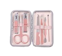 Etyldya Ensemble de Manucure et Pédicure 18 Pièces Comprenant : Coupe-ongles, Ciseaux, Nettoyeur D'oreilles, Pince à épiler, Cuillère En Acier Inoxydable