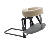 Etyldya Kit de Massage Professionnel pour La Maison avec Surmatelas, Coussinet Facial Anatomique, Repose-mains Amovible, Planche de Support et Base Réglable, Beige