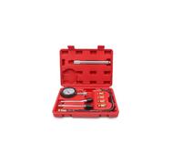 Etyldya Manomètre de Pression de Carburant Jauge Test Compression Moteur Kit Complet avec Tuyaux Raccords en Métal Coffret Portable Compartimenté Adapté à, Multifonctionnel Avec Tige D Extension