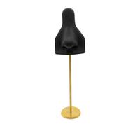 Etyldya Modèle D'entraînement Au Piercing, Modèle de Nez Humain, Présentoir à Bijoux Flexible avec Support pour Test de Bijoux, noir