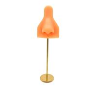 Etyldya Modèle D'entraînement Au Piercing, Modèle de Nez Humain, Présentoir à Bijoux Flexible avec Support pour Test de Bijoux, couleur de peau