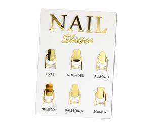 Etyldya Nail Art Display Board Tableau D'Exposition Manucure Support Acrylique Présentoir Accessoire Faux Ongles Multifonction Adapté Institut École S, 19 cm x 26.5 cm x 2 mm.