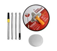 Etyldya Ponceuse à Plaques de Plâtre, Ponceuse Murale, Base de Construction Portable Professionnelle à Rotation à 360 Degrés pour Travaux de Peinture