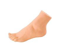 Etyldya Présentoirs pour Pieds de Mannequins, Supports pour Modèles de Pieds, Présentoirs à Chaussettes pour Chaînes de Chaussettes, Présentoirs à Chaussures, Pied gauche masculin