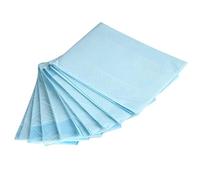 Etyldya Protection de Lit pour L'incontinence, Drap Protecteur Contre L'énurésie Nocturne, Bleu, Bleu, 10 pièces 60x90 cm