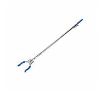Etyldya Ramasse-déchets Outil Ergonomique Pince à Objets Pince de Collecte Conception Légère Acier Inoxydable Adapté aux Agents d'Entretien Réforme Médicale, Bleu, Tête En Plastique 90CM