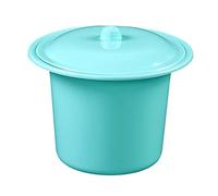 Etyldya Spittoon Urinal Potty en PP Muni de Couvercle Anti-odeur Pot de Chambre Urinoir Portable Seau de Nuit Compact Bouteille Urinal Stable Adapté, Bleu