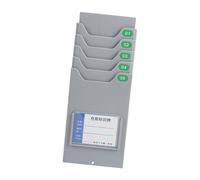 Etyldya Support Mural de Pointage avec Vis pour Une Utilisation Intérieure et Extérieure Par Les Ouvriers D'usine, avec 5 Emplacements