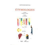 Etymologies - Giovanni Dotoli - L'harmattan - broché - Poésie