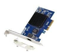 Etyrerre Carte Réseau PCIE 3.0 4X 10G AQC107 Serveur NIC Compatible avec X8/X16 pour Système Linux Win10/11
