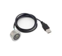 Etyrerre GM861 Interface USB 1D/2D Code à Barres QR Code Module de Scanner de Codes à Barres Filetage en Acier Inoxydable avec Lumière de Remplissage