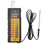 ETYUDPABV Electric Fence Voltage Tester, Electronic Fence Fault Finder with 8 Neon Lights up to 12 kV, Waterproof Portable Voltage Detector for Farms Livestock Ranch and Garden Fencing Syste