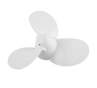 ETYUDPABV Hélice en Aluminium à 3 pales de 7 1/4 x 5 - pour Moteur Hors-Bord 3,5 ch, hélice de Remplacement légère usinée CNC offrant des Performances Stables