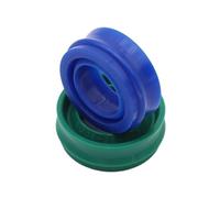 EU 12 14 16 18 20 22 * 19 22 24 26 28 30 32 * 10 10.7 11.2 Bleu Vert PU Cylindre Piston Tige Arbre Segment Joint d'étanchéité(Blue EU,4Pieces 22x32x11.2)