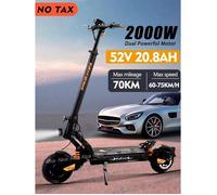 EU 2025 Kukirin G2 Master Scooter électrique 2000W 52V 20.8Ah double moteurs 60 km/h amortisseur hydraulique 10 pouces