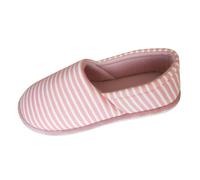 EU 40 Femmes Printemps Été Automne Et Hiver Mince Maison Antidérapant Semelle Souple Respirant Bout Fermé Et Talon Fermé Pantoufles En Coton Avant Et Après La Grossesse Chaussons Taille 6 Mémoire