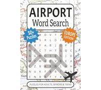 EU Airport Word Search Puzzle Book: European Airport Codes Word Searches with Easy to Read Print about Airports, Europe, Aviation and Travel | 6x9 ... … Gift for Vacations, Holidays and Leisure