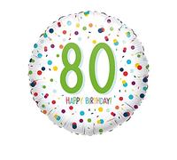 EU Confetti Bday 80 - Standard Circle