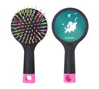 eu continent contour carte salon démêlant brosse à cheveux coussin base