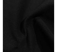 EU Fabrics Tissu d'amortissement acoustique | Matériau de réduction du bruit pour couture | Idéal pour les panneaux et les feuilles d'absorption acoustique (Noir, 1 mètre X 150cm)