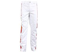 EU Fashions Fre-ddie Mercure Costume veste jaune et blanc - Blanc - Small