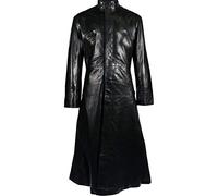 EU Fashions Miracle Trading Matrix Neo Costume de Keanu Black Reeves Trench en cuir synthétique ou véritable, cuir, M
