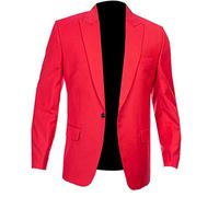 EU Fashions The Weeknd Blinding Lights Veste blazer Rouge, Blazer en coton rouge, XXL