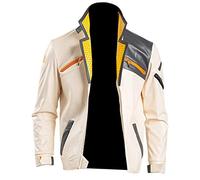 EU Fashions Valorant Phoenix Fiery Veste en cuir - Beige - X-Large