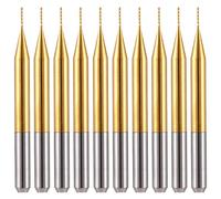 EU_HOZLY Lot de 10 Embouts de Gravure en carbure de Titane 3,175 mm x 0,5 mm x 3 mm