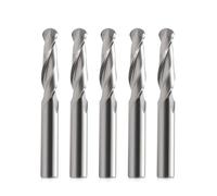 EU_HOZLY Lot de 5 fraises à bec sphérique en carbure 6 x 22 mm 2 cannelures