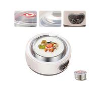 (EU Plug,Basic)Ultimate Probiotic Yogurt Maker with Adjustable Temperature and Time Control