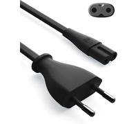 EU Plug Power Cable 2 Pin EU Plug to C7 1.5M Power Cord Figure 8 for Mi Robot PS3 PS4 PS5 Xbox One Xbox One X