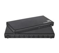 EU shell EP program Commutateur répartiteur Mini 8 ports 3D 1080P 1x8, 1 entrée 8 sorties, Compatible HDMI, compatible programme HDTV PS3 XBOX EP Nipseyteko