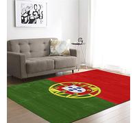 EU-VV Tapis Super Doux Moderne Drapeau du Monde Salon Tapis Chambre pour Enfants Jouent Solide Décorateur De Maison Tapis De Sol (Portugal,99x152cm)