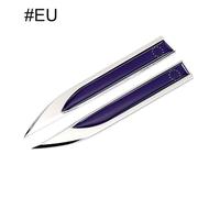 Eu1 Paire Pays Drapeau National En Métal Autocollants Voiture Style Moto Accessoires Badge Étiquette Emblème Voiture Autocollants