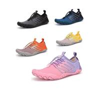 (EU40,Blue)Summer Barefoot Five Fingers Shoes, Outdoor Light Quick Drawstring Creek Beachswim Aqua Shoes Unisex Sandals