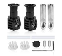 Euablfo Fixation Cuvette Wc Kits,Fixation pour WC,ccessoires D'installation de Toilettes, Accessoires pour L'installation de WC,Kit de vis de Fixation pour Toilettes Suspendues