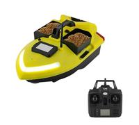 EUAIIPull Bateau de pêche RC avec système de localisation GPS, télécommande de 500 m et veilleuse, écran LCD, détecteur de poissons, sondeur d'écho, pour toutes les eaux, sauf les océans