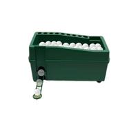 EUAIIPull Machine de retour automatique de balle de golf avec 9 supports de clubs et support de téléphone Unité de putting automatique Vert 62 x 32 x 32 cm