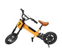 EUAIIPull Vélo d'équilibre électrique pour enfant avec 3 vitesses réglables, hauteur d'assise réglable 20 à 25 cm, charge maximale 70 kg, pour enfants à partir de 5 ans, 120 x 75 cm