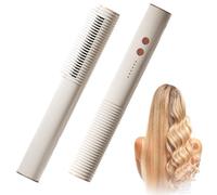 Euakee 2 en 1 Brosse Lisseur et Boucler Cheveux Ionique, Professionnels Hair Straightener Brush avec Protection Anti-Brûlure, 20s PTC Chauffage & 5 Réglages de Température
