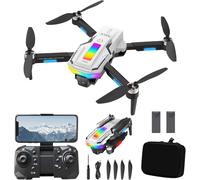 Euakee Drone Avec Caméra 4k, Moteur Sans Balais, 360°Flips, Wifi, Décollage/Atterrissage Une Touche, Mode Sans Tête, Vol Trajectoire, Cadeau Et Jouet Pour Garçons Et Débutants, 2 Batteries-Marque Géné