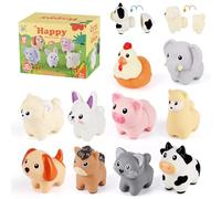Euakee Jouets Montessori pour Enfants, Tri des Couleurs et Empilage, Jouets d'apprentissage Assortis, Jouets De Motricité Baby Cadeaux Éducatifs Sensoriels pour Enfants Filles Garçons 1+ Ans