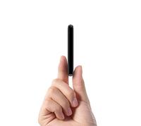 EUARY Powerbank 5000 mAh, Petite et légère, Mini Batterie Externe Portable, Batterie Externe pour téléphone Portable avec câble, Batterie Externe légère (Noir)