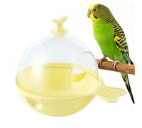 EUBEISAQI Bain De Perroquet,Interactif Multifonctionnel Suspendable Grand,Bain De Cage pour Calopsitte Jouets pour Oiseaux | pour Petits Moyens Grands Perruches Perroquets Calopsittes Pinsons Canaris
