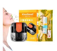 EUBEISAQI Boîte nasale portable avec pince-nez pour aromathérapie, diffuseur de mains, bâton de vapeurs d'énergie - Parfum d'aromathérapie stimulant, l'inhalateur nasal fournit un refroidissement